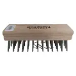 Academy Brushware Foundry Course Wire Brush _ Wood Block_F 4202_4