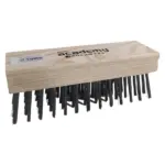 Academy Brushware Foundry Fine Wire Brush _ Wood Block_F4201_1