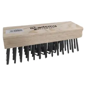 Academy Brushware Foundry Fine Wire Brush _ Wood Block_F4201_1