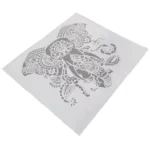 Plastic Stencil Indian Elephant Mandala 35 x 30cm_S686