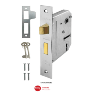 Samson 3 lever Lockbody Chrome plated 30002BL_1