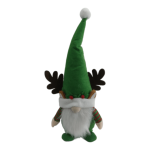 Soft Christmas Gnome _ Green With Horns_CD-06A_2