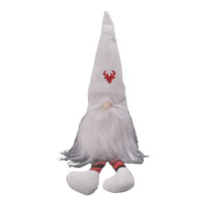 Soft Christmas Gnome _ White with Red Leggings_DX244_3
