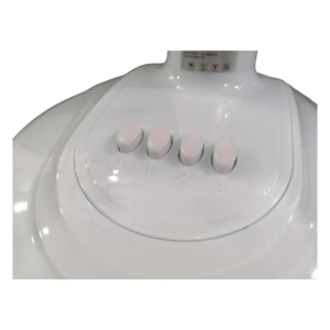 Solar Rechargeable Table Fan with Solar Panel White FT62_8