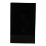 Wi-Fi Smart Wall Light Switch _ 2 Switch_ Black_SWS1222_1