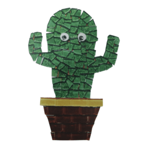 Kids Mosaic Kit _ Green Cactus P-MWMK45_1