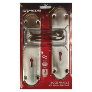 Samson Victorian 2 lever Lockset | Nickel Plated