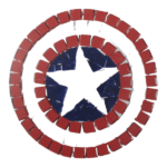 Kids Mosaic Kit | Captain Americas Shield