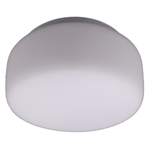 Radiant Ceiling Light _ 200mm, White Round Cheesecake 3272_6
