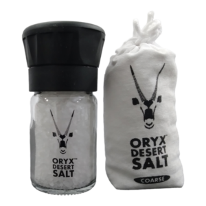 Oryx Desert Salt Grinder & Coarse Salt Bag 225g_S186