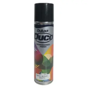 Dulux Duco QD Spray Paint _ Basic Black (Matt)_ 300ml_484_2