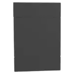 Veti 2 Blank Cover Plate _ Charcoal_ 50x100mm_2VC161_1