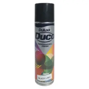 Dulux Duco QD Spray Paint | Black Limo (Gloss), 300ml