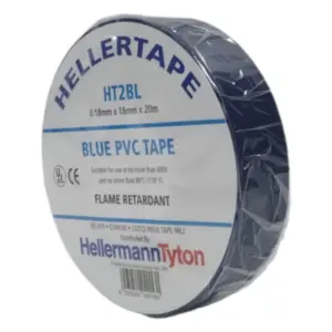 HellermannTyton PVC Insulation Tape _ 20m, Blue_HT2BL_2