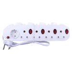 Redisson 9 Way Multi-Plug with Illuminated Switches _ White_MI-09B_7