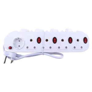 Redisson 9 Way Multi-Plug with Illuminated Switches _ White_MI-09B_7