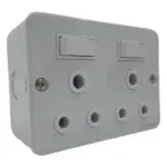 Redisson Industrial Double Socket with Switches _ White_A-MD01_6