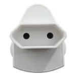 Redisson Single-Plug Adaptor | Euro, White