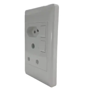 Redisson Single Socket + Euro Socket | 50x100mm, White