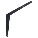 Samson Plain Steel Shelf Bracket | Black, 200mm x 250mm
