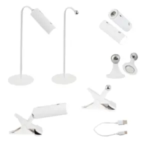 Bright Star Rechargeable LED Desk Lamp 4-in-1 _ White_TL003 WHITE_5