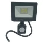 Flash LED Floodlight with Sensor | 20W, Black