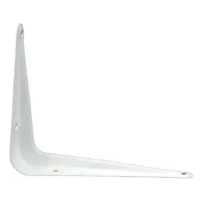 Shelf Bracket | White, 100mm x 125mm