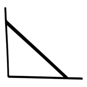 Shelf Bracket | Black, 400mm x 450mm