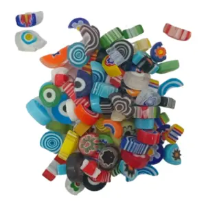 Millefiori Mosaic Glass | Fragments Mixed | 50g