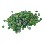 Millefiori Mosaic Glass | Green Mixed | 250g