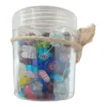 Millefiori Mosaic Glass | Jewellery beads | 125 pieces