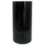 Glass Cylinder Vase | Black, 20 X 10cm