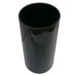Glass Cylinder Vase | Black,  20 X 10cm