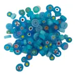 Millefiori Mosaic Glass | Aqua Mixed | 100g