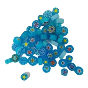 Millefiori Mosaic Glass | Aqua Mixes | 50g