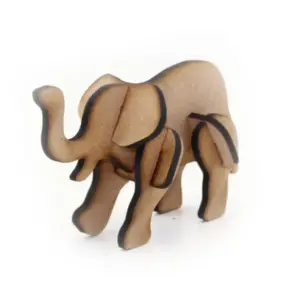 Toddler 3D Wooden Model | Elephant