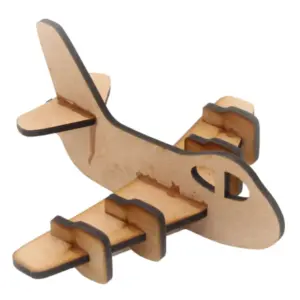 Toddler 3D Wooden Model Plane_TT18_1