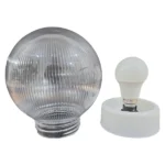 Light-Fixture-Clear-Round-Ready-Bowl-5W-LED-Lightbulb_13539_1