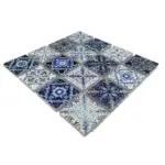 Porcelain Moroccan Mosaic Tile | Chefchaouen, 15 x 15cm