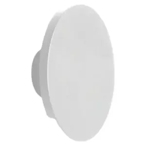 Spazio Focal Wall Light | Round | White