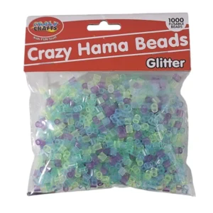 Crazy-Crafts-Hama-Glitter-Mix-Beads-1000-Beads_HBGL