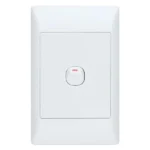 Redisson Wall Switch 1-Lever 1-Way White 80 x 130 mm_A101_1