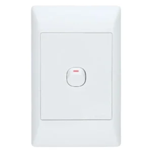 Redisson Wall Switch 1-Lever 1-Way White 80 x 130 mm_A101_1