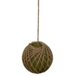 Artificial Kokedama Base with Hanging String 11cm_HY36_1