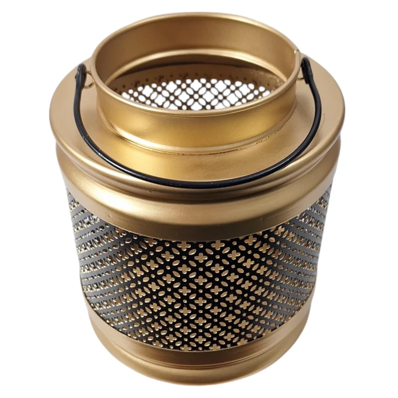 Black-and-Gold-Cylinder-Lantern-Metal-18cm_LAN9B18_2