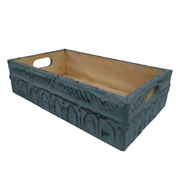 Decorative Wooden Crate Vintage Ceiling Duck Egg Large_JF014DE_1