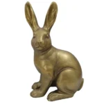 Golden Bunny Figurine Polyresin 27.5 x 18.5cm_9827XSB140_2