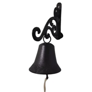 Antique Doorbell with Wall Mount Black_JY11576BK_2