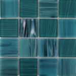 Crystal Glass Mosaic Tiles Mediterranean Sea 15 x 15cm_SA5B_2