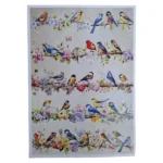 Deco-Print-Paper-Bird-On-Branch-Medley-A4_WD3287